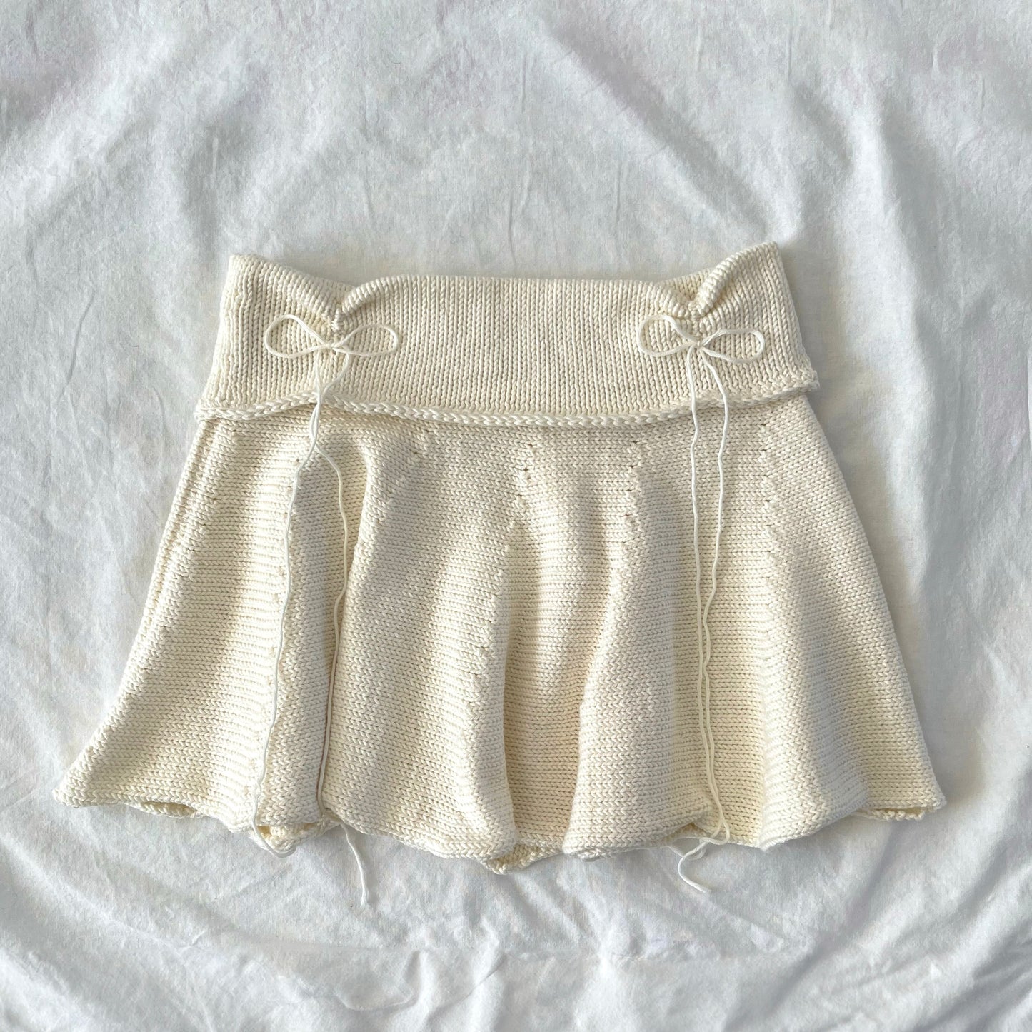 White Ruffle Mini