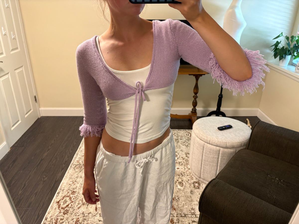 Fringe Tie-Up Top