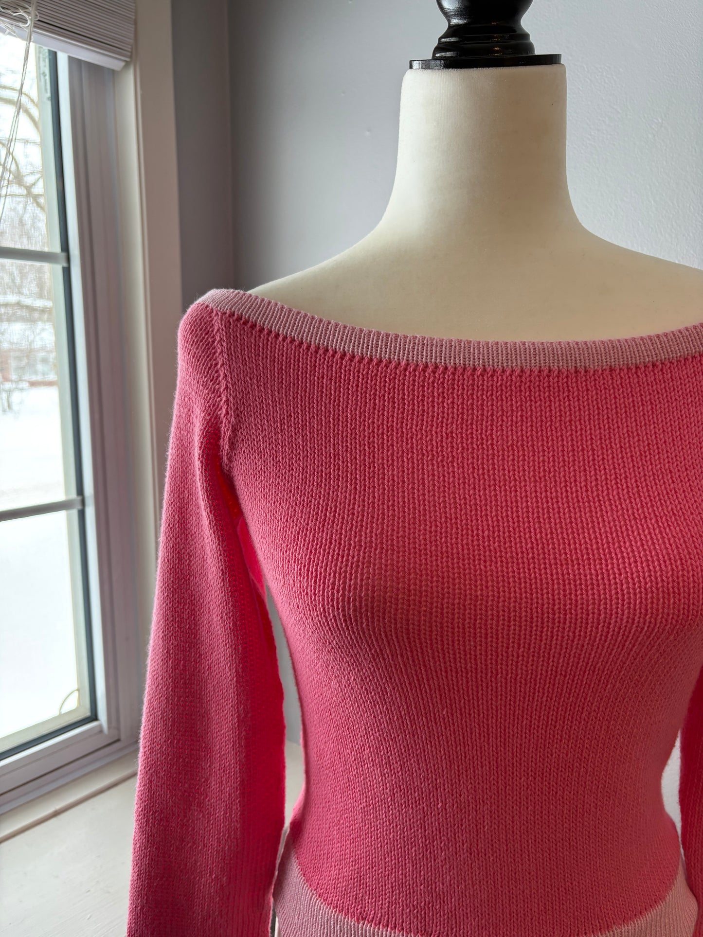Wide Boat Neck Sweater