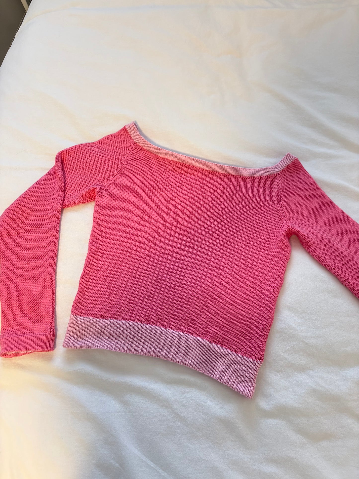 Wide Boat Neck Sweater
