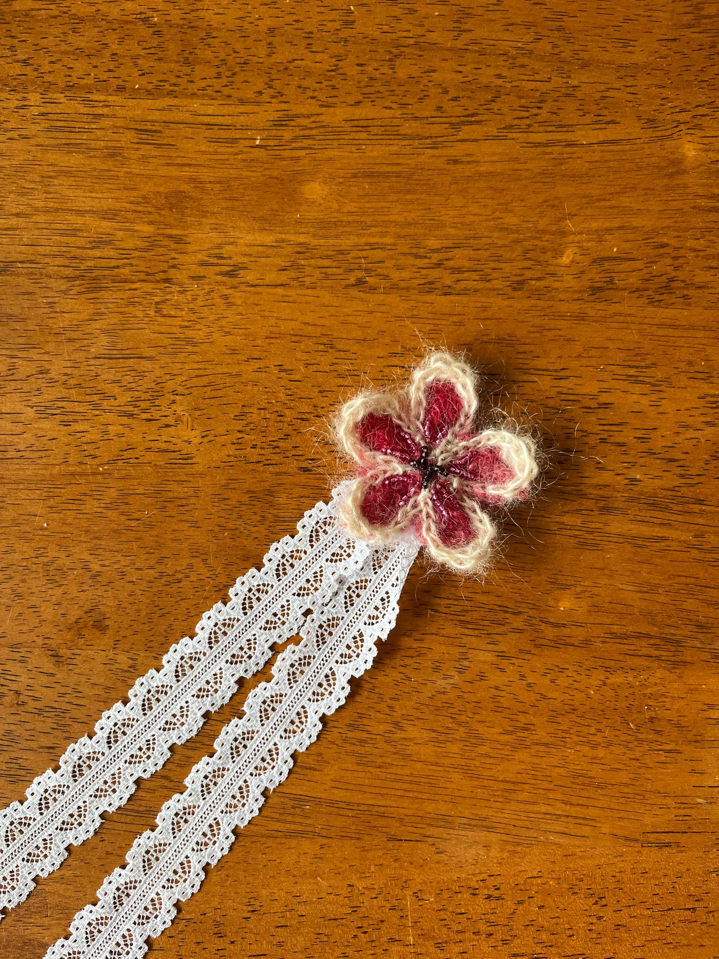 Mohair Flower Charm