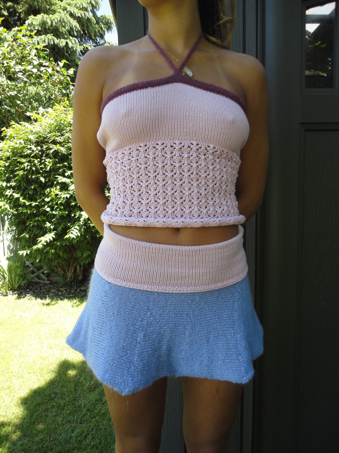 Purple Mohair Mini