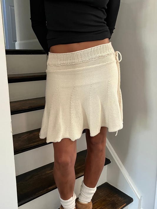 Ribbed Midi Skirt