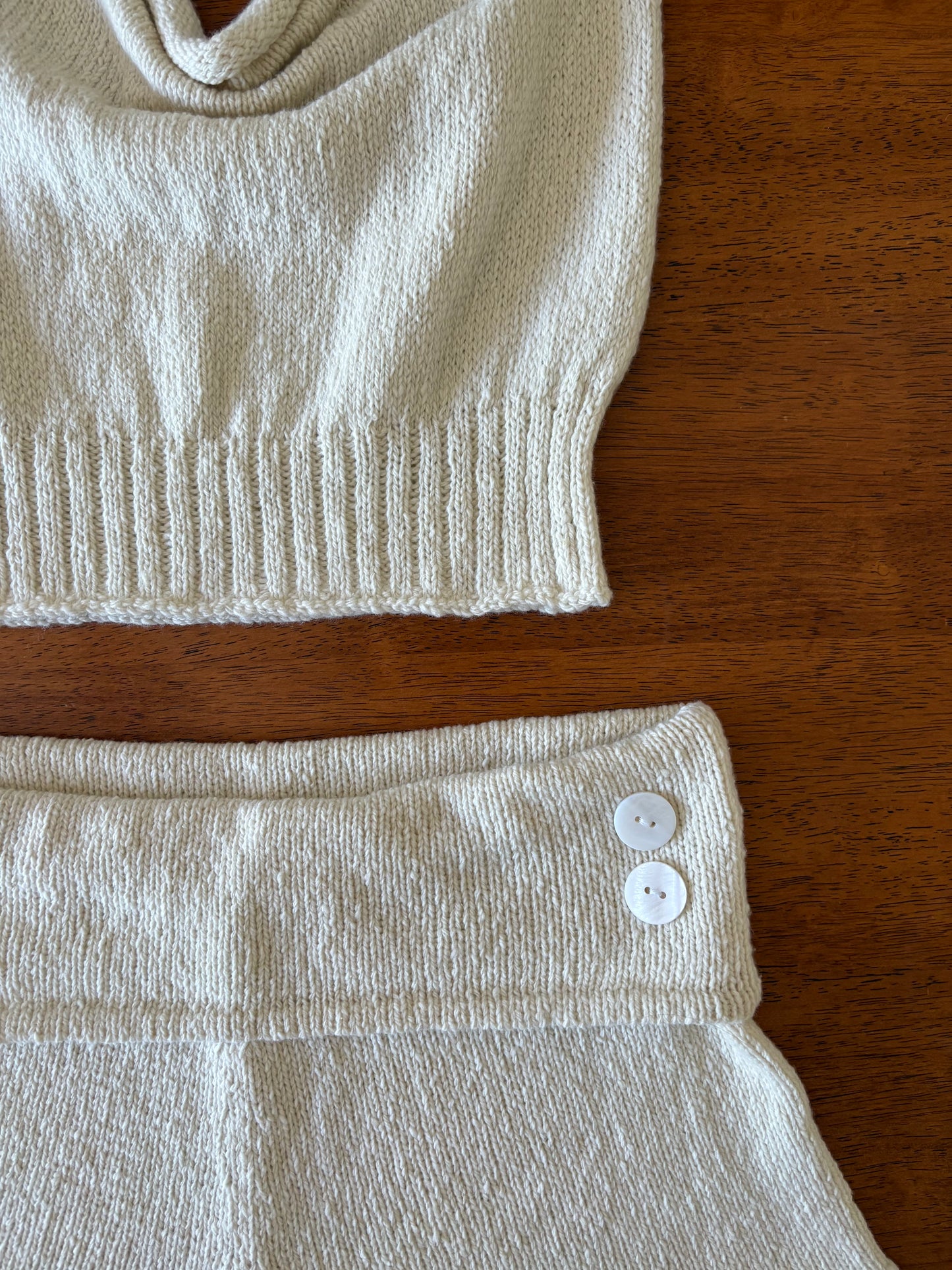 White Merino Halter