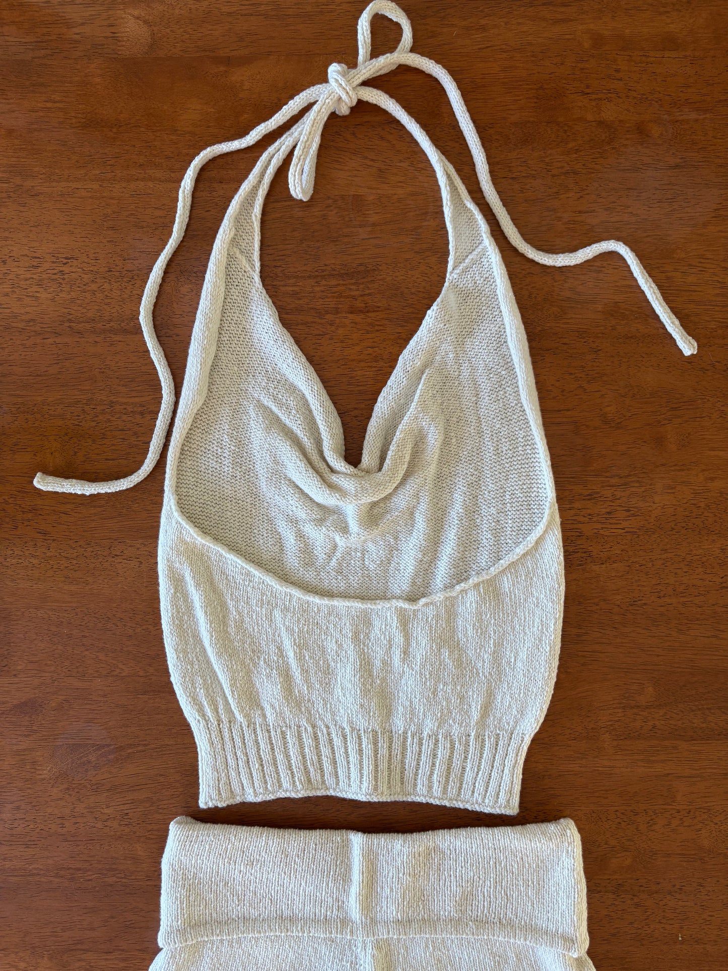 White Merino Halter