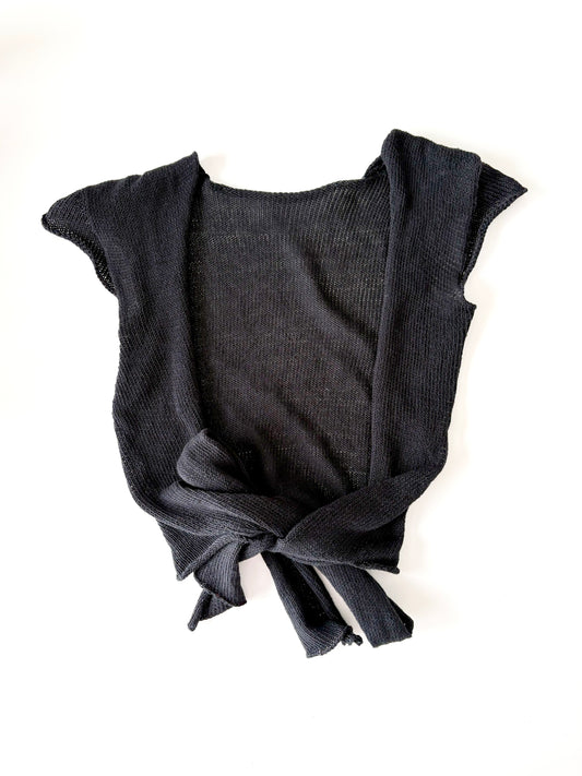 Open Tie Blouse