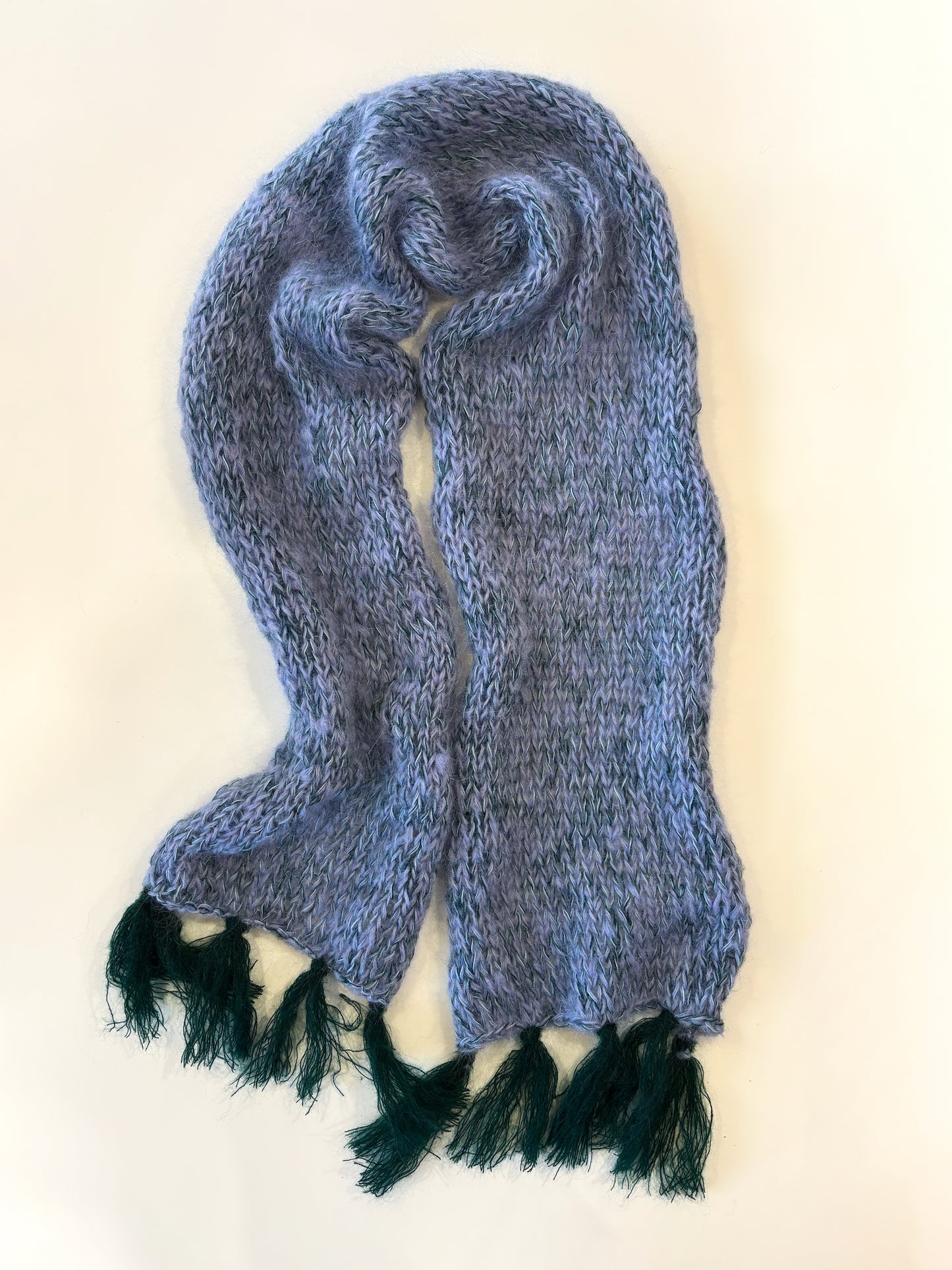 Fringe Mohair Scarf