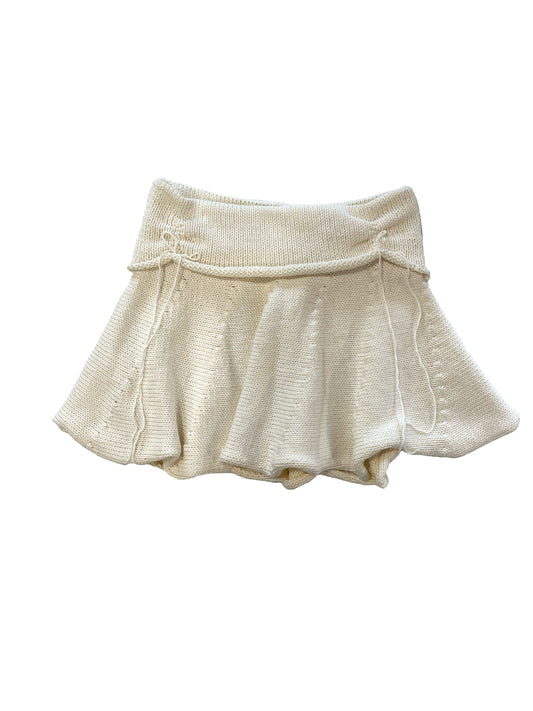 White Ruffle Mini