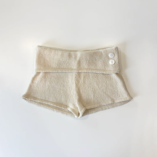 Merino Button Shorts